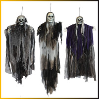Halloween Deko HäNgend – Joyin 3 StüCk Sensenmann Set 135-80 Cm Weiß, Indoor