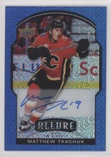 2020-21 Upper Deck Allure Blue Line Auto 30/35 Matthew Tkachuk #64 Auto 02nn