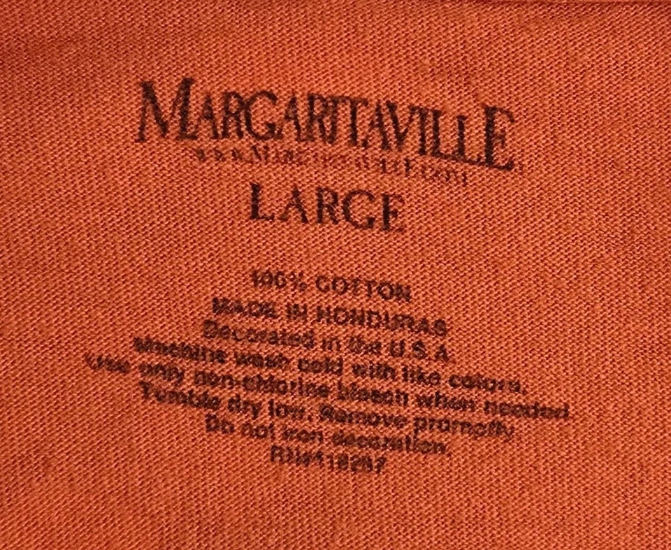 Camisa Jimmy Buffett Para Hombres Grande Naranja Lake Of Ozarks Camiseta Estampada Loro Fiesta Foto 3 de 4