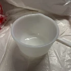Fire King Sunbeam?Milk White Mixing Bowl 6 3/8” diameter,4 1/2"tall w/pour spout