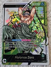 ART CARD One Piece Serial Number Roronoa Zoro Textured ENGLISH manga 020 Leader