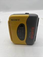 SONY Sports Walkman FM/AM Cassette Player WM-SXF10 Tested W/O Tape. Read