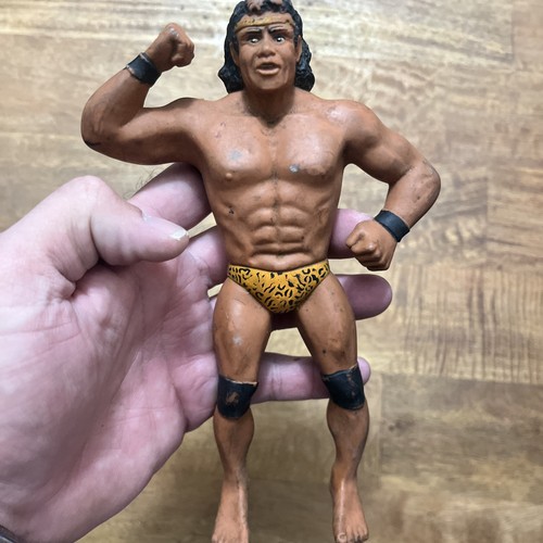 Jimmy Superfly Snuka 1984 WWF LJN Titan Sports 8 V...