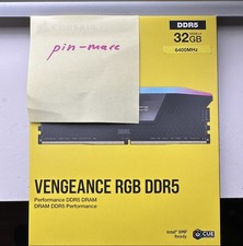 CORSAIR Vengeance RGB 32GB 2 x 16GB 288-Pin PC RAM DDR5 6400 Desktop Memory