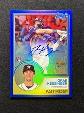2024 Topps Archives 1983 Fan Favorites Rookie Grae Kessinger Blue Auto /25 (RC)