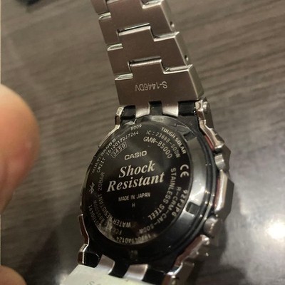 G-SHOCK 3459/3461*JA シルバー Casio G-Shock 3459/3461 Bluetooth Shock Resistant Digital Watch