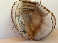 Vtg Rawlings Baseball Glove Lance Parrish Catchers Mitt 34” RCM7 RHT
