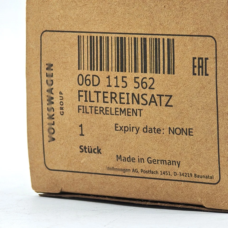 FILTRO DE ACEITE OEM VW/AUDI 06D-115-562 Foto 2 de 4