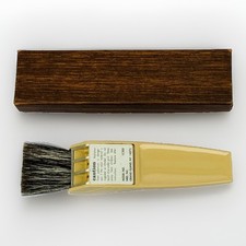 Staticmaster 1C200 Anti-Static Record Brush w/ Original Wood Case Vintage USA