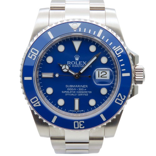 USED ROLEX Watches Submarina 116619LB K18 white gold blue Silver Random number
