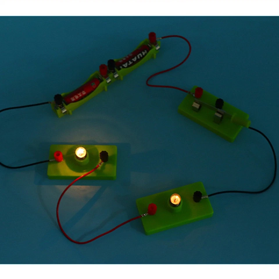 2X(DIY Circuit Electricity Learning Set Fisica Giocattolo Educativo per Bambini ST1034 - Immagine 2 di 4