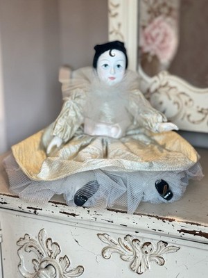 Vintage Nina Ricci La Petite Poupée Pierrot Porcelain Doll Schmid Dillard s