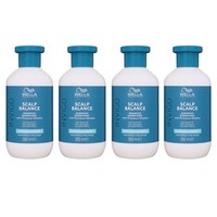 Wella Invigo Scalp Balance Anti Dandruff 4 X 300 Ml Shampoo Anti Schuppen Shampo