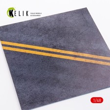 Asphalt Road for drones or any Acrylic Base For Scale Model 1:48 KeliK KS48008