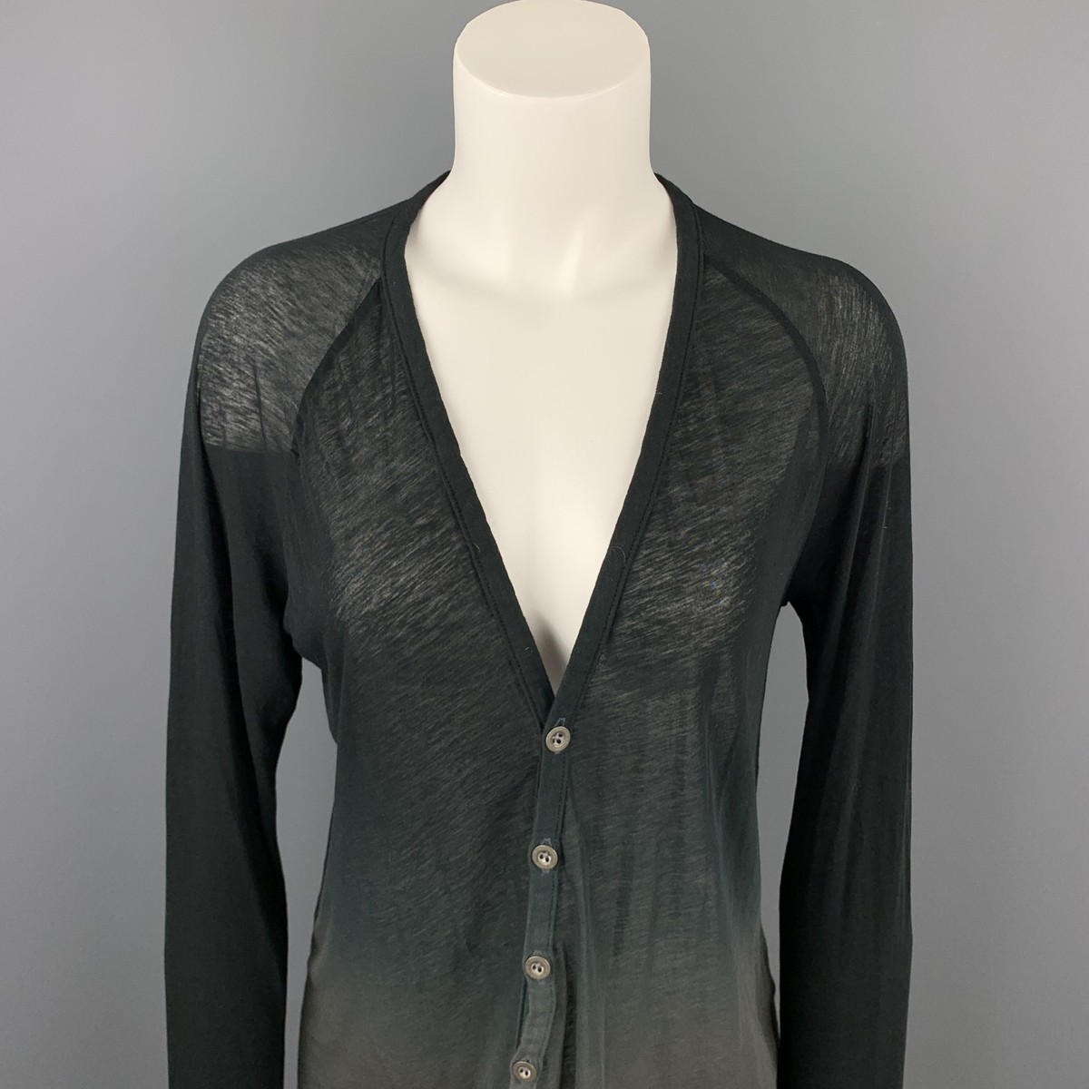 The Viridi-anne KNIT CARDIGAN ニットカーディガン The Viridi-anne 7G Knit Cardigan Black _ FASCINATE Osaka