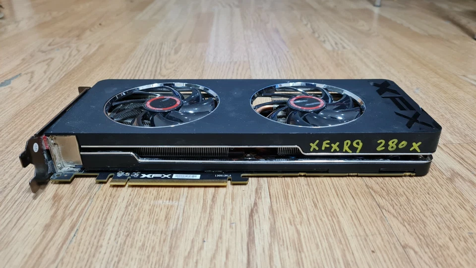 Superb & Fast! XFX AMD Radeon R9 280x GPU 3GB Graphics Video Gaming Card - Image 3 of 4