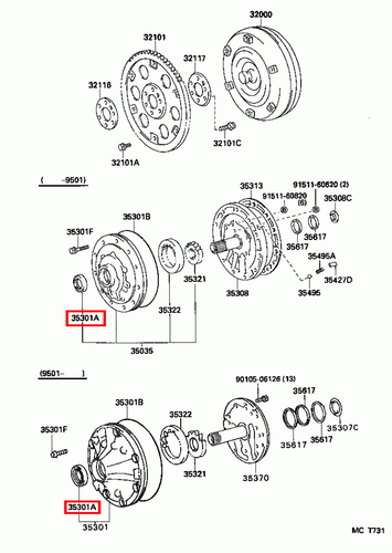 Genuine LandCruiser 105 Series 1FZ 1HZ Front Oil Pump Oil Seal - Picture 15 of 20