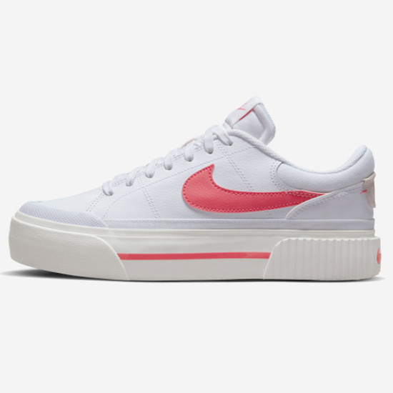 Кроссовки Nike Womens Court Legacy Lift розовые Swoosh (DM7590-102) Доставлены в ускоренном порядке