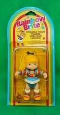 MATTEL - RAINBOW BRITE - POSEABLE FIGURE - IRIDELLA BLONDINE - HALLMARK CARDS