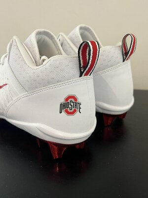 Nike Alpha Menace Pro 2 Low Ohio State PE Football Cleats  display picture 2