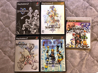 Lot of 5 games PS2 KINGDOM HEARTS 1 /2 / Final Mix / II Final Mix+/ HD1.5 (PS3 )