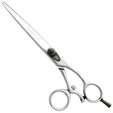 Washi Beauty Silver Crown Long 7.0 Swivel Thumb Shear Scissor Deep Point Cutting