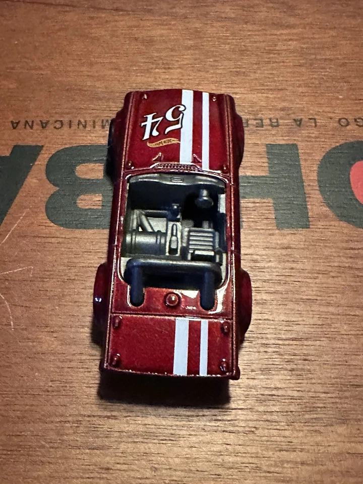 2009 Mattel HOT WHEELS Triumph TR6 Roadster Dark Red DieCast Sports Car ~ F212 - Image 4 of 4