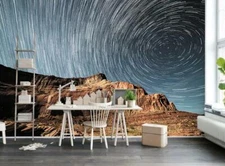 3D Mountain Starry Sky 35999NA Wallpaper Wall Murals Removable Wallpaper Fay