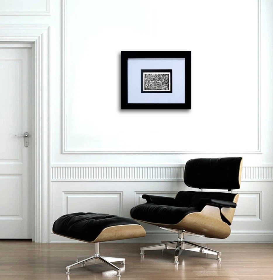 Paul KLEE Litografía Edición LTD "Jardín de la Pasión" con MARCO Incluido Foto 2 de 4