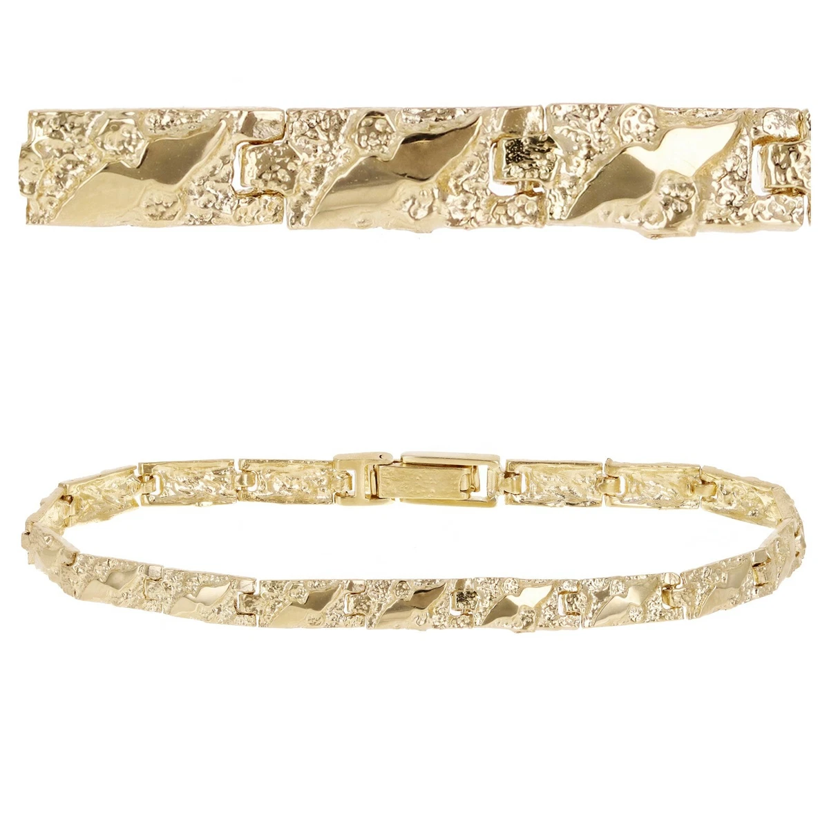 Crystal Light Nugget Bracelet | Gold – Samapura Jewelry