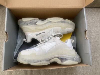 Balenciaga triple s スニーカー 40サイズ Balenciaga Triple S White Trainers Size 40 | eBay UK