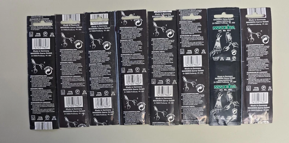 Madeira Mouline Six Stranded Threads Pack of 8 Purple - Image 2 of 2