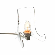 OnFireGuy Acrylic Lighted Display Stand Easel 4-1/2" High Back-lit Display