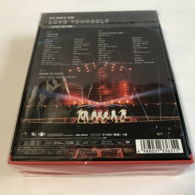 BTS WORLD TOUR & LOVE YOURSELF JAPAN EDITION 3DVD+PHOTOBOOK