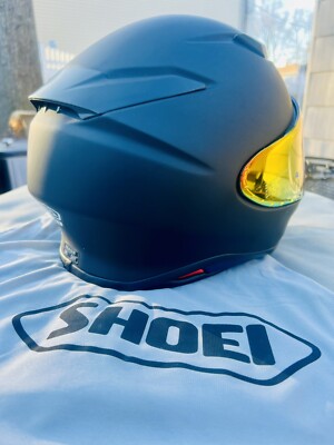 NEW Shoei Z8/NXR2 Black Full Face Helmet/Fluorescent Visor/Storage