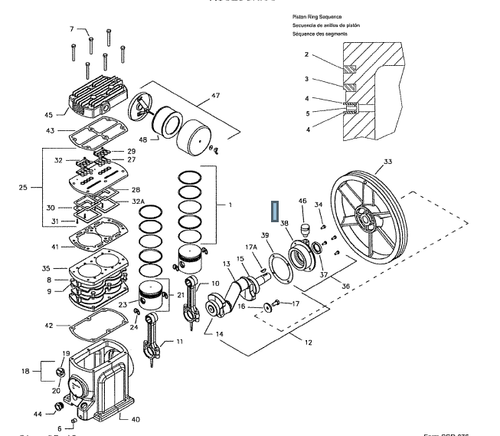 Bloc Moteur BETA 50 Monovitesse BETA Mod C Bloc Moteur BETA 50 Monovitesse BETA Mod C