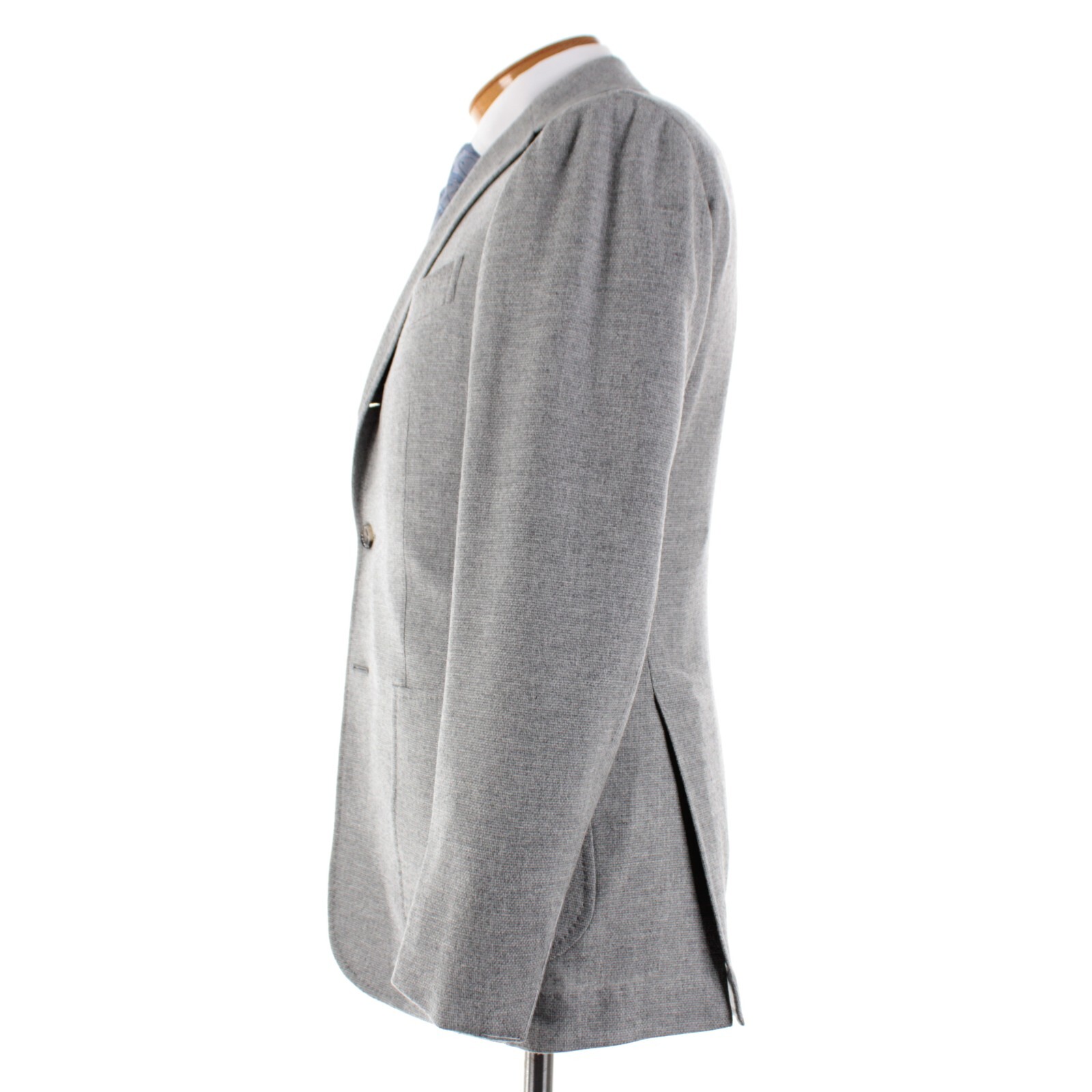 Stile Latino NWT Wool / Cashmere Sport Coat Size 48R (38R US) In Gray Melange image 4