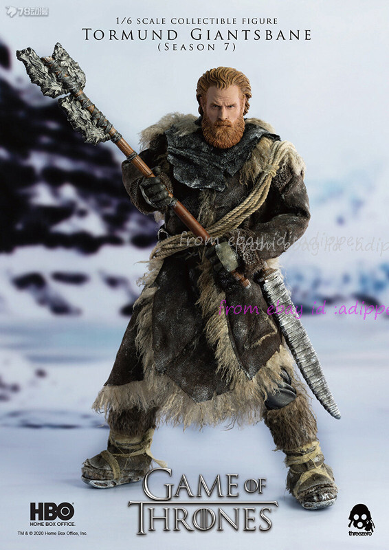 Threezero 1/6 Tormund Giantsbane Game Of Thrones Action Figure In