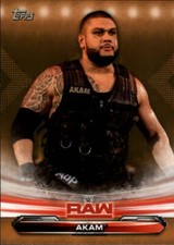 2019 Topps WWE Raw Wrestling Bronze Parallel Singles #1-90 (Pick Your Cards)