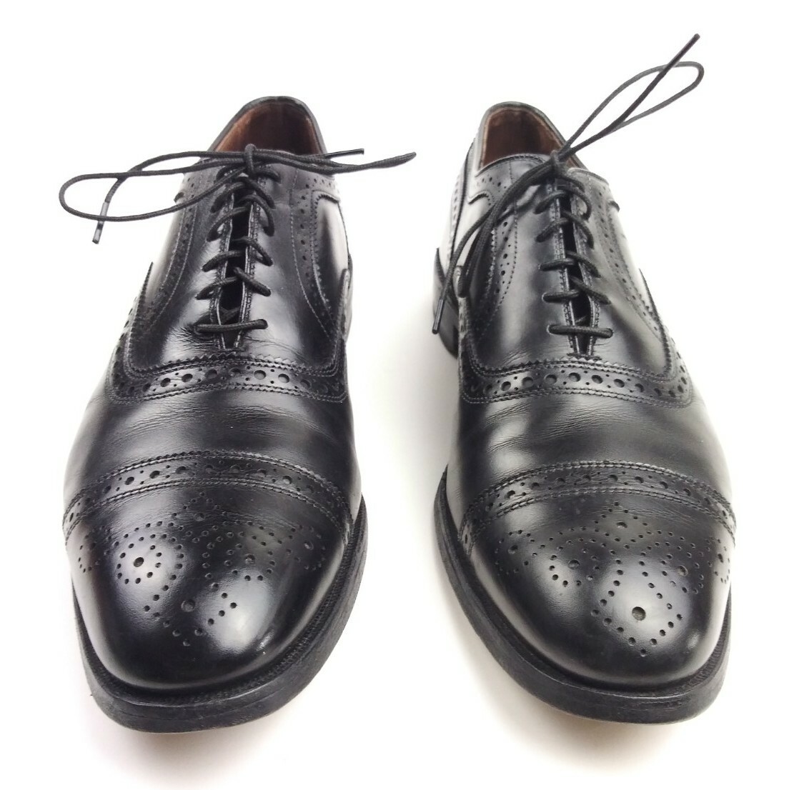 Allen Edmonds Strand Cap Toe Oxfords 10.5 C Black Men display picture 2