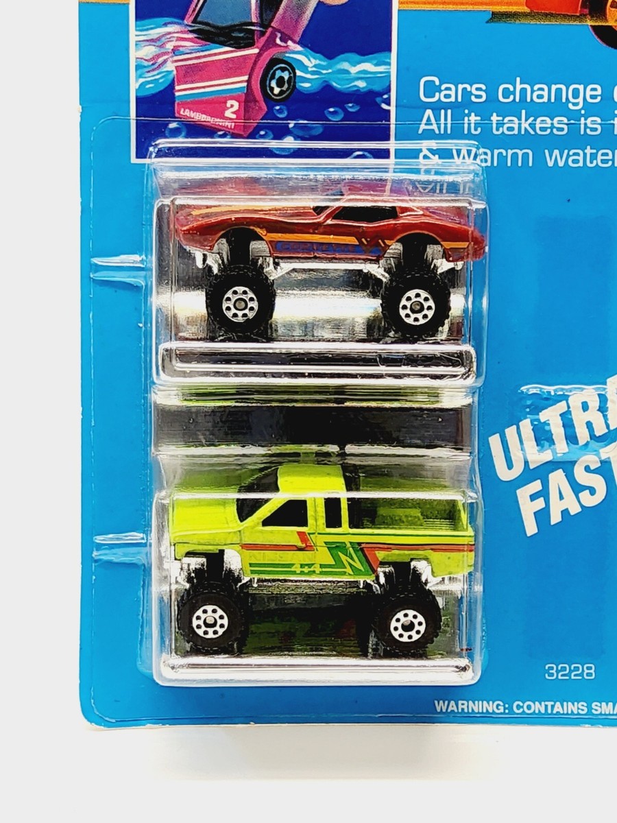 Vintage 1988 Hot Wheels Micro Color Racers Speed Machines Color