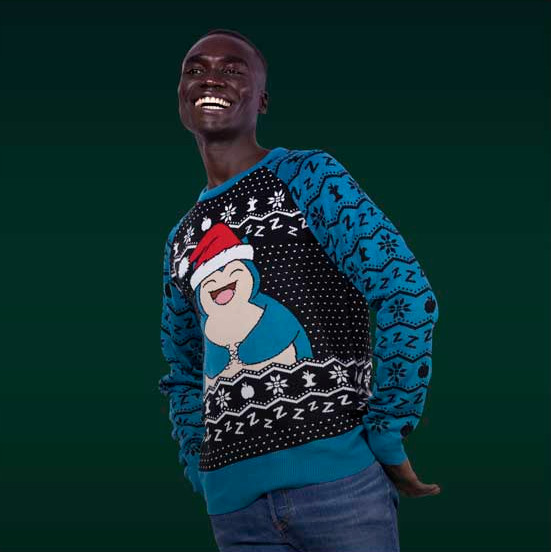 Brand New OFFICIAL Snorlax Holiday Knit Sweater / Ugly Christmas Sweater -  SMALL | eBay