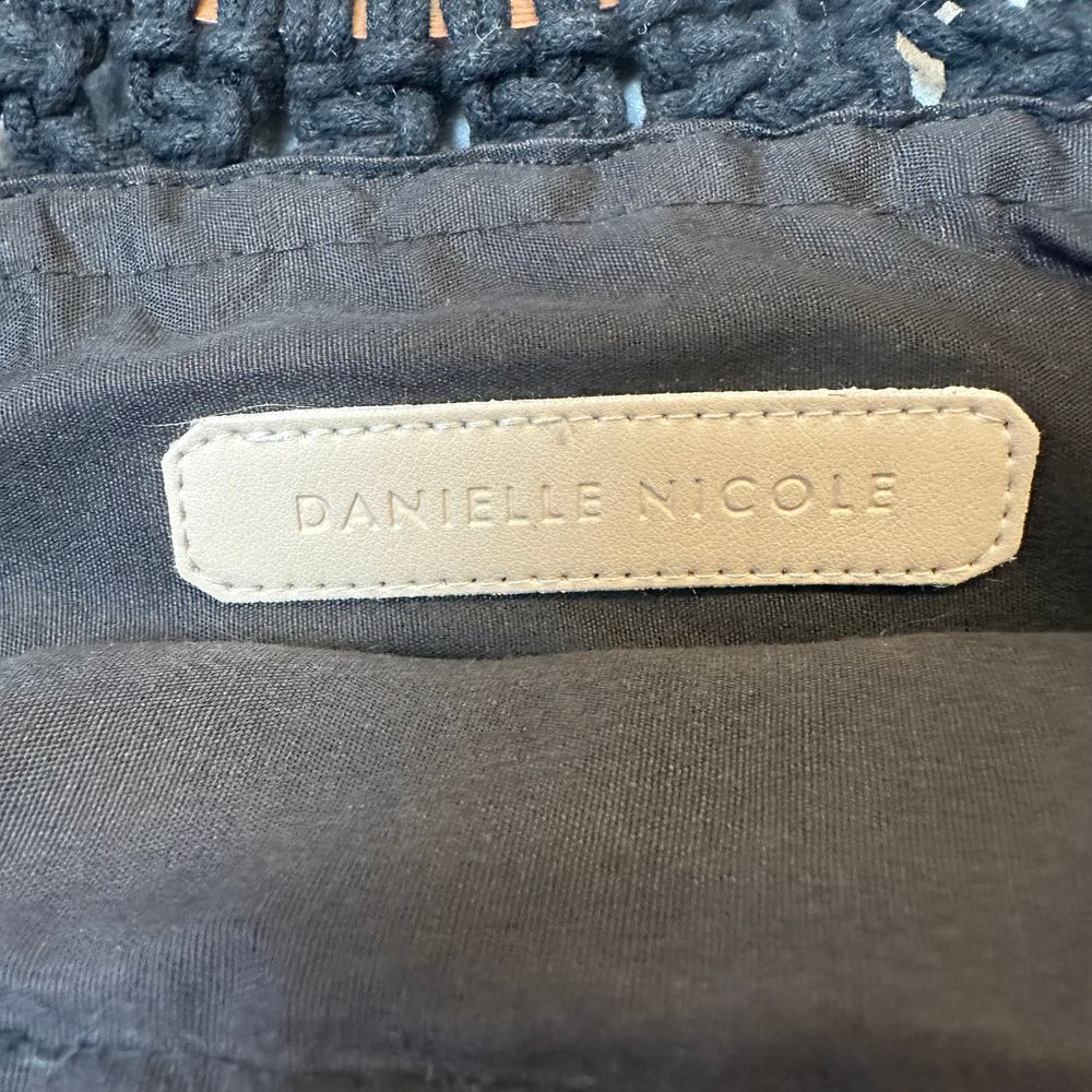 Danielle Nicole Boho Hippie Black Macrame Wooden … - image 5