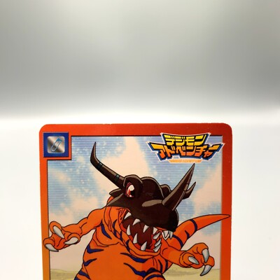 Greymon Digimon Adventure Trading Card TCG No.18 Bandai Anime