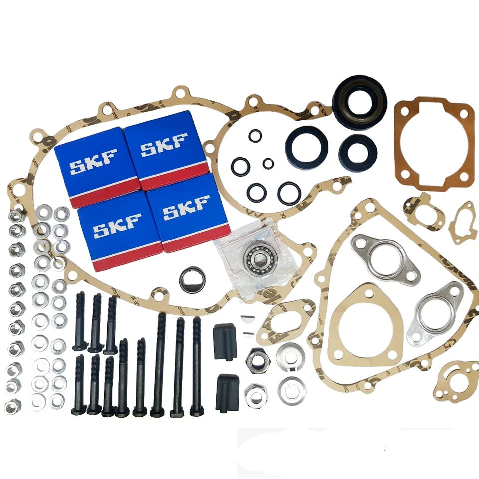 CIF-RMS-SKF KIT REVISIONE MOTORE PIAGGIO GUARNIZIONI PARAOLI CUSCINETTI VESPA 50 L