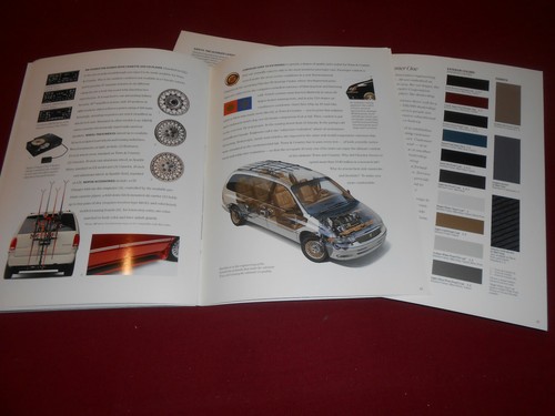 1996 CHRYSLER TOWN & COUNTRY 46 Page PRESTIGE BROCHURE + 16 p. STANDARD CATALOG - Picture 6 of 6