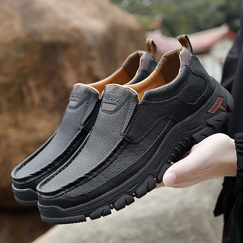 Men Leather Casual Shoes High Quality 
