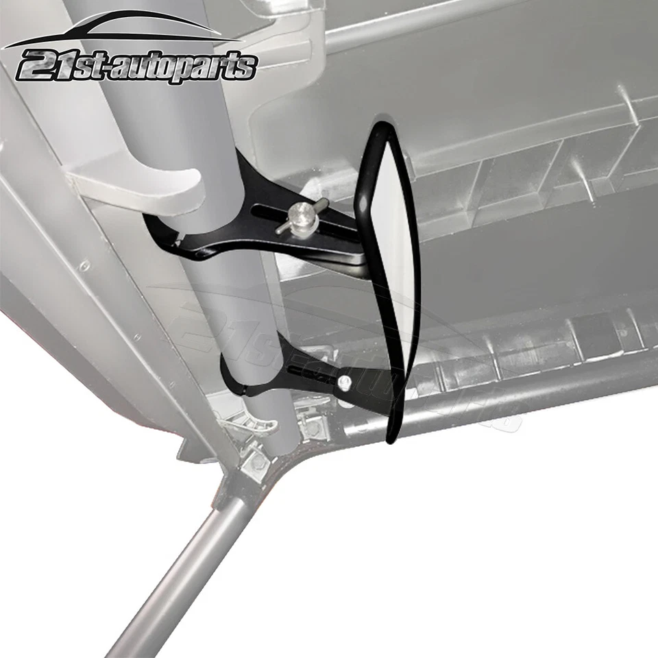 Espejo retrovisor convexo central ajustable barra antivuelco de 2" para Kawasaki Mule 600 610 SX Foto 3 de 4