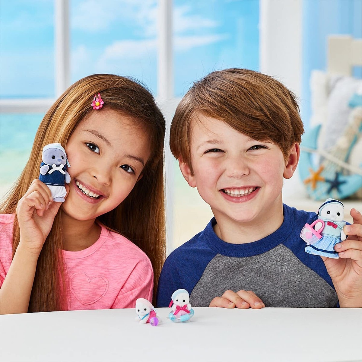 Famiglia Foche Sylvanian Families / Calico Critters – Set Sigillo, Importazione Giappone, Epoca 2023 - Foto 2
