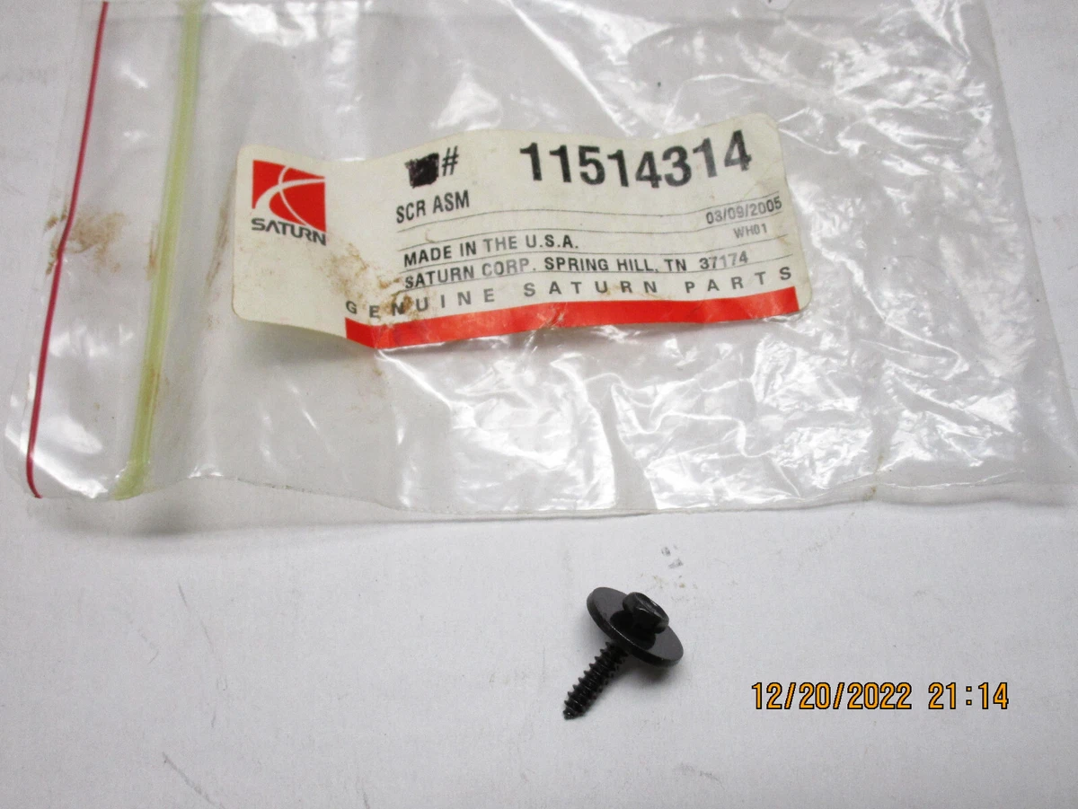 Genuine GM OEM 11514314 Flat Washer & Metric Hexagon Head Tapping 
